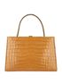 Medium Crocodile Clasp Bag, front view
